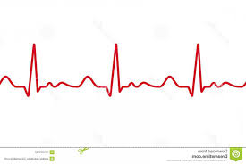 Medical Ecg Ekg Pulse Electrocardiogram Vector Red Line