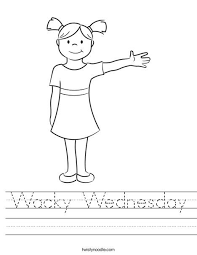 Wacky Wednesday Worksheet Coloring Pages For Girls Coloring Pages Coloring Pages Inspirational