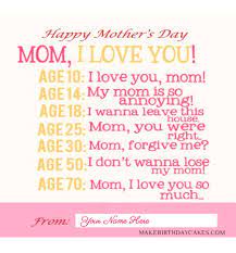 Abraham lincoln once said that i remember my mother's prayers and they have always followed me. Mothers Day Wishes From Daughter Mothers Day Wishes With Name