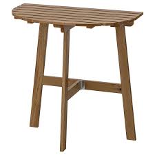 Askholmen Table For Wall Outdoor Folding Light Brown Stained Light Brown Gray Brown Stained Ikea To make using the table so much easier for us, all we did was to swap the table leg from the middle to the end.