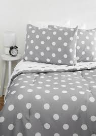 Black And White Polka Dot Comforter Queen Full Queen Polka Dot Reversible 7 Piece Comforter Set Full Bedding Sets Guest Room Bed Bed Linens Luxury