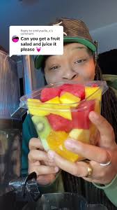 Replying to @emilysadie_x Juicing a Random Fruit Salad from the Supermarket  ‘ this was such a good idea! Fruit Salad: Mango, Watermelon, Honey Dew  Melon, Cantaloupe, Kiwi and Orange Juicer : Nama J2 ...