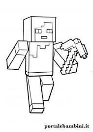 Disegni Di Minecraft Da Stampare E Colorare Portalebambini It