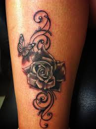 Rose Butterfly Tattoo Rose And Butterfly Tattoo Rose Tattoos Tattoos