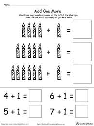 Add One More Candle Addition Kindergarten Math Worksheets Printables Math Printables Kindergarten Math