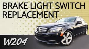 Mercedes Benz W204 C Class Brake Light Switch Replacement Youtube