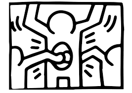 Keith haring art for kids materials needed. Pop Shop 1 By Keith Haring Coloring Page Online Coloring Pages