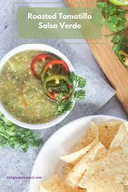 roasted tomatillo salsa verde recipe roasted tomatillo recipes salsa verde recipe