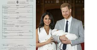 Archie's photo album read article the sun reported on saturday, january 30, that the. Meghan Markle Called Princess Of The United Kingdom On Birth Certificate