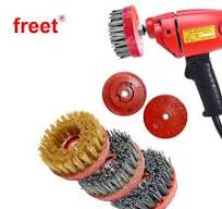 125mm Round Stone Surface Antique Diamond Tungsten Carbide Abrasive Brush for Stone