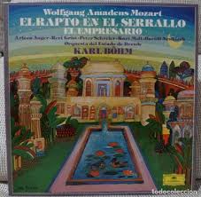 Escribió el rapto en el serrallo y más tarde compuso una de sus obras maestras: Mozart El Rapto Del Serrallo Caja 3 Lps Li Buy Vinyl Records Lp Classical Music Opera Zarzuela And Marches At Todocoleccion 129316019