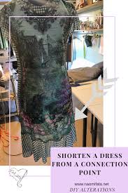 Is there a way to shorten a long dress? Shorten A Dress Without Hemming From The Bottom Diy Slipcovers And Alterations