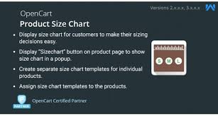 Opencart Opencart Product Size Chart