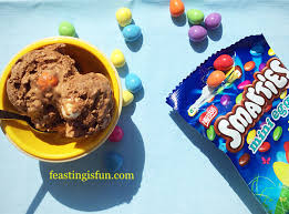 Initially named 'chocolate beans', the smarties brand has held a special place in people's hearts since 1937. Smarties Chocolate Mini Egg Ice Cream Feasting Is Fun