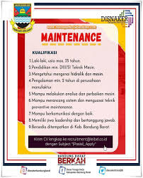 Kawasan antapani di kota bandung adalah kawasan perumahan. Lowongan Kerja Maintenance Bandung Lowongan Kerja Bandung Lowongankerjabandung Com