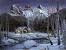 Secluded Mountain Cabin Snow