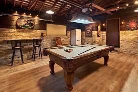 Rooms Viewer Rustic Games Game Room Garage Style