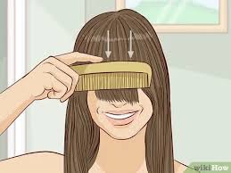 Hochsteckfrisuren für kurze haare hochzeit. Einen Schragen Pony Schneiden Wikihow