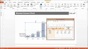 Features Charting Excel Data Links And Slide Layout