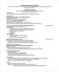 The above cv is a good example of an experienced administrator who has worked in a range of office support roles across numerous firms. 9 Hospitality Curriculum Vitae Word Pdf Free Premium Templates