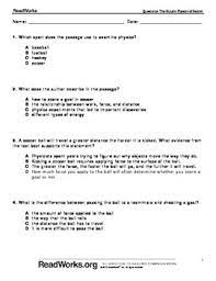 The reader readworks answer key. Reading Comprehension Passage And Question Set By Readworks Tpt