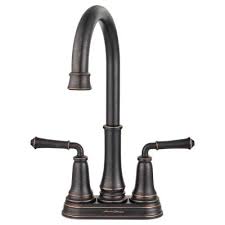 2 Hole Bronze Mid Century Modern Kitchen Faucets Kitchen The Home Depot