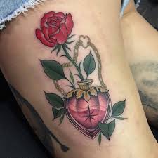 The latest body modification news, updates, and beautiful people from bme. Bottle Of Amortentia Tattoo Done By Eddylou Www Otzi App Tattoos Floral Tattoo Shoulder Shoulder Tattoo