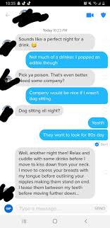 Out of left field with this msg... : rTinder