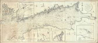 Details About 1815 Blankensteiner Blueback Nautical Chart Or Map Helsinki To St Petersburg