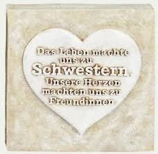 Spruchstein Formano Spruch Leben Schwestern Geschenkidee Geschenk Tafel Deko Ebay