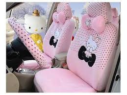 New Hello Kitty Car Seat Covers Accessories Set 18pcs Tl A3 Hello Kitty Car Hello Kitty Car Accessories Hello Kitty House
