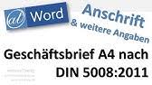 12 zahlungsavis muster teil von aktenvermerk vorlage word, vielen dank zu: Word 2010 Adressfeld Nach Deutscher Norm Einrichten Youtube