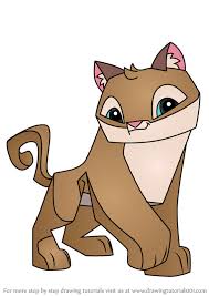 Learn How To Draw Cougar From Animal Jam Animal Jam Step By Step Drawing Tutorials For the first few steps, don't press down too hard with your pencil.
