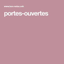 Portes Ouvertes Porte Ouverte Ouvert Portes