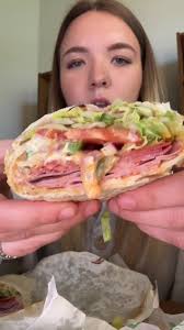 A saucey @Subway wrap is always gonna hit #eatwithkayla