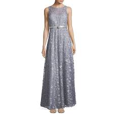 Karl Lagerfeld Paris Women S Floral Embroidered Floor Length Gown 398 Liked On Polyvore Featur Evening Dress Floor Length Embroidered Gown Sleeveless Gown