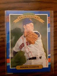 Maybe you would like to learn more about one of these? 1990 Donruss Diamond Kings Roger Clemens 9 Card In Nm Condition Ships In Protective Sleeve Roger Clemens Cards Baseball Cards