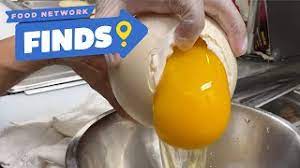 Yes, an ostrich egg is much bigger. Massive Ostrich Egg Breakfast Food Network Finds The Best Restaurants In America Food Network Youtube