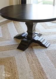 A jute rug under dining table is a great choice if you have children. Choosing A New Dining Room Rug And How I Goofed It Up Twice The Homes I Have Made