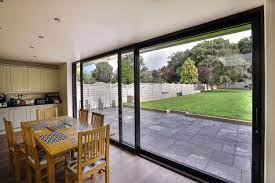 Our sleek, contemporary sliding door design allows for maximum glass area, and is engineered for smooth gliding, secure performance. Modern Sliding Patio Doors
