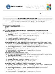 De monitorizare a lor copilului. Anexa 19 Raport Monitorizare Semestrial Anual
