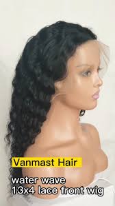 Amazon.com : 13x4 Water Wave Lace Front Wigs Pre Plucked 180% Density HD  Transparent Frontal Wigs Curly Glueless Wigs Human Hair Lace Front Wigs for  Black Women with Baby Hair 26 Inch