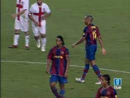 Barcelona sobre el internacional f. Barcelona Inter Trofeu Joan Gamper 2007 5 0 Youtube