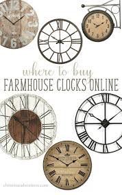Save $ 35.30 (24 %) 29 in. Where To Buy Farmhouse Wall Clocks Wall Clocks Living Room Farmhouse Wall Clocks Clock Wall Decor