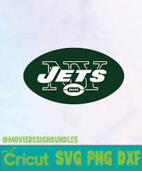 The firs jets logo was introduced in 1963. New York Jets Svg Png Dxf New York Jets Logo Movie Design Bundles
