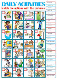 Daily Activities Daily Activities English Activities English Primary School
