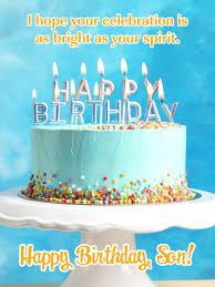 Happy Birthday Card For Father From Son You Got A Bright Spirit Happy Birthday Cards For Son From Father Birthday Greeting Cards By Davia In 2020 Birthday Cards For Son Happy Birthday Cards Happy Birthday Pictures