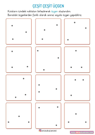 Noktalardan Cesit Cesit Ucgen Olusturma Calisma Sayfasi Alfabe Calisma Sayfalari Okul Oncesi Calisma Cizelgeleri Temel Matematik
