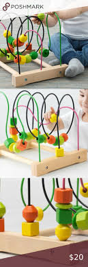 Ikea Mula Bead Roller Coaster Learning Toys Baby Stacking Toys Ikea Toys