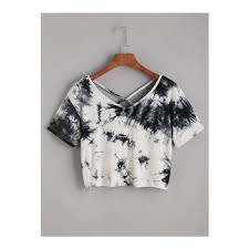 Black And White Tie Dye Shirt Outfit Pin On Polyvore
